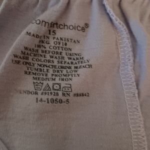 Size 15 women's boxer brief underwear